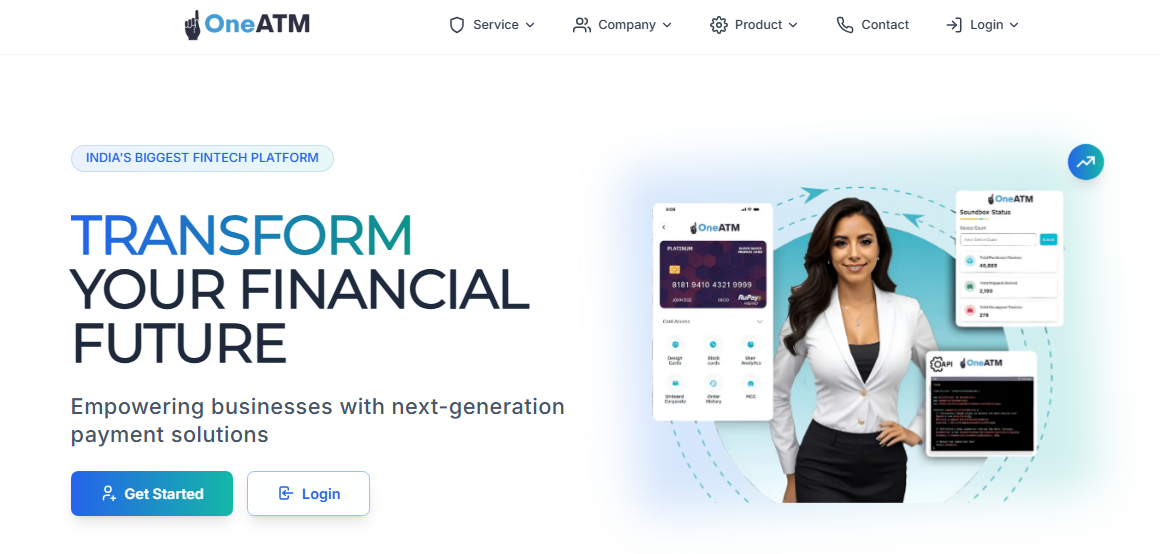 Oneatm Fintech Platform